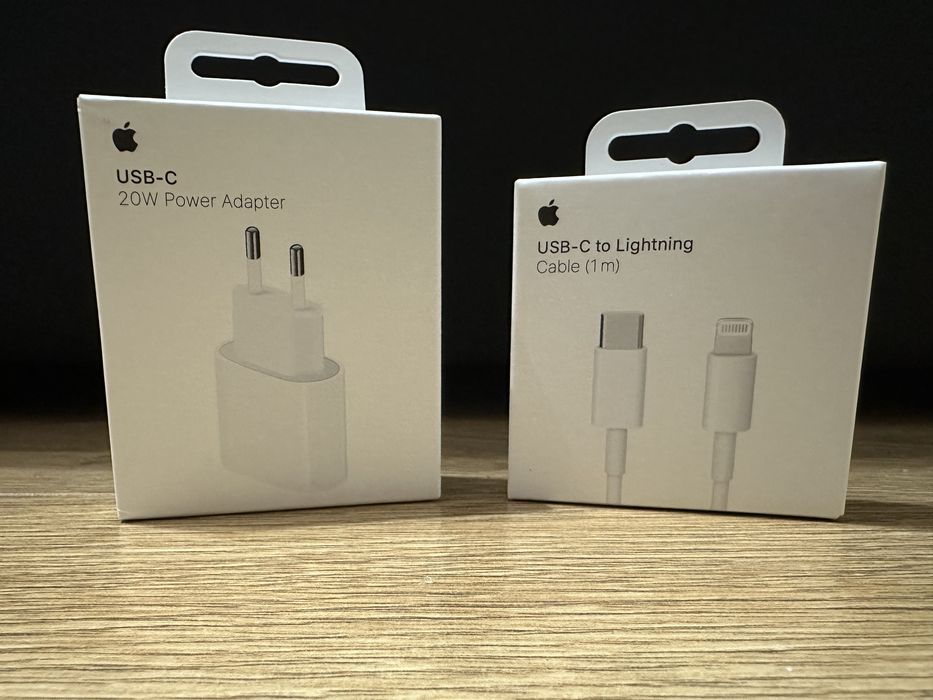 Vand Adaptor Fast Charge + Cablu Usb-C - Lightning Iphone 11,12,13,14