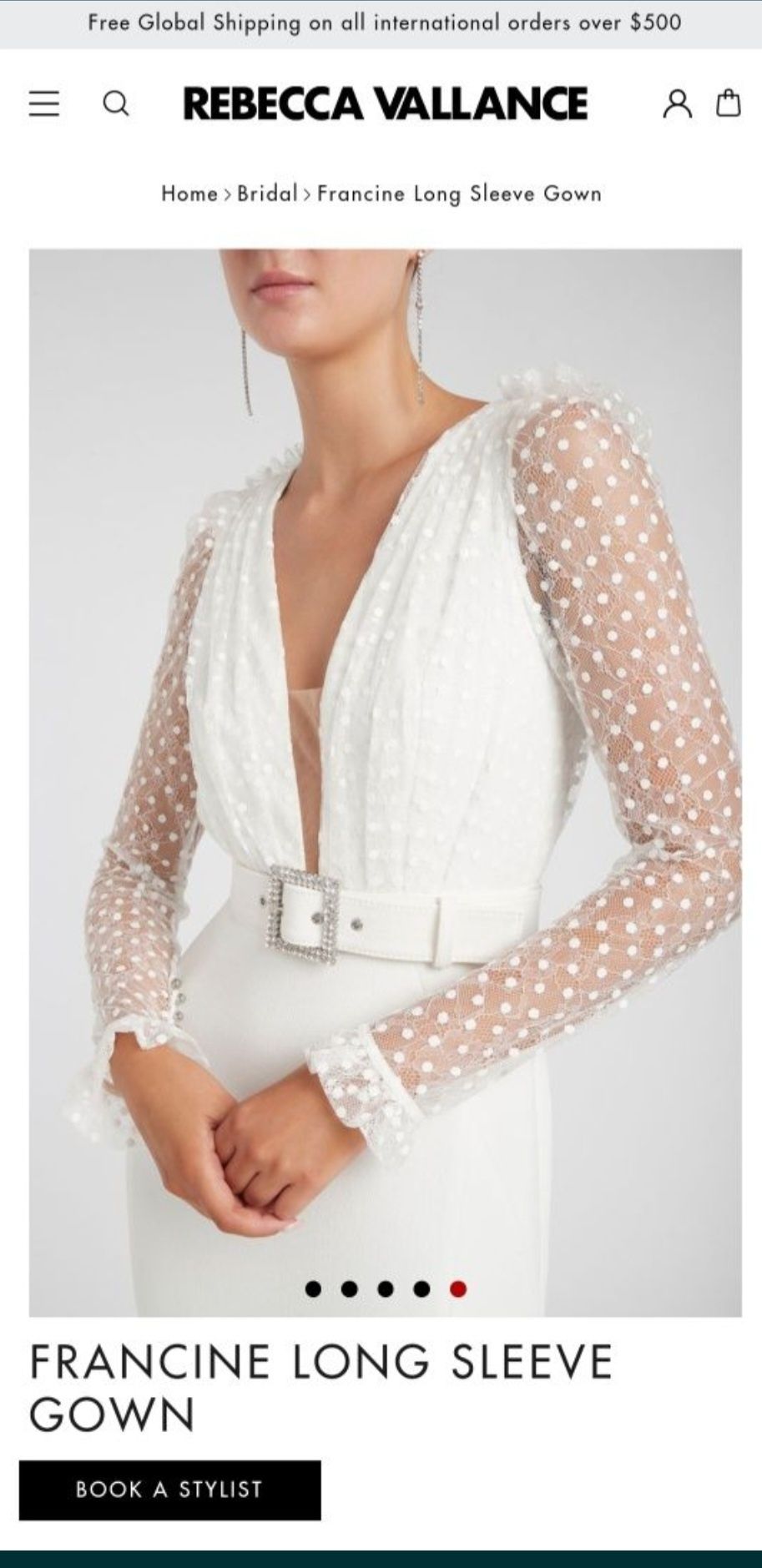 Rochie de mireasa Rebecca Vallance marimea S
