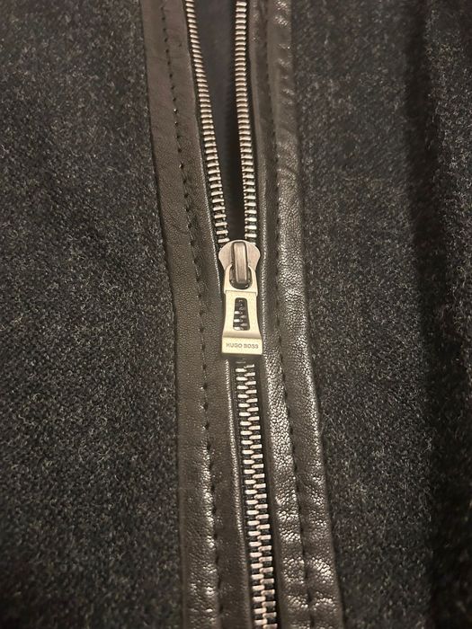 Jachetă Hugo boss de piele