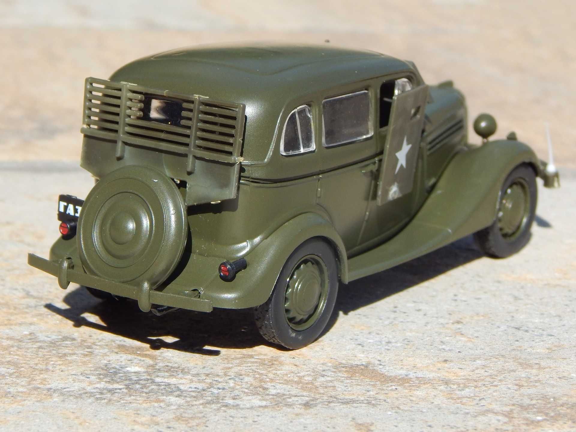 Macheta auto epoca militara GAZ 61-73 (Ford Model B) 1940 1:43