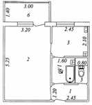 Продаю свою 1/4/5 массив панельный. 33м² Балкон 1.5×3