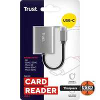 Trust Card Reader Dalyx USB - Micro SD, SD  | Nou | UsedProducts.Ro