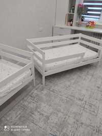Кровати детские 2шт., 80 х 160. Нағыз ағаштан жасалған