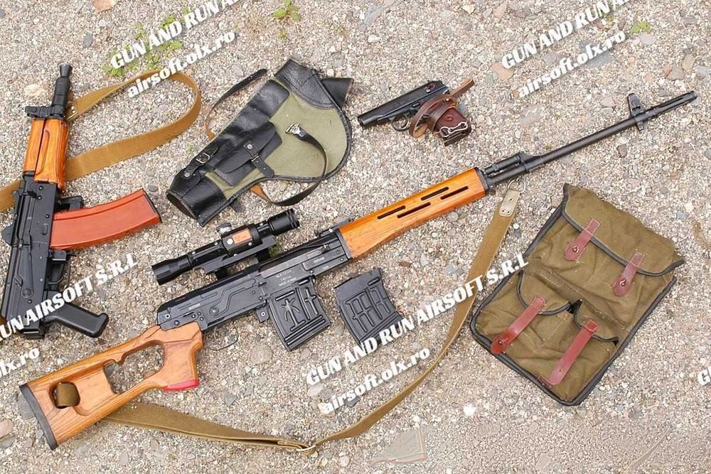 PUSCA DRAGUNOV MODIFICATA MAX! (Sniper 5.8J) Completa + Armare Manuala