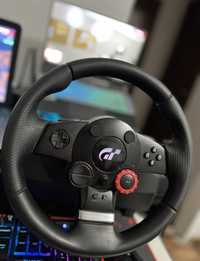 Vând volan logitech driving force gt