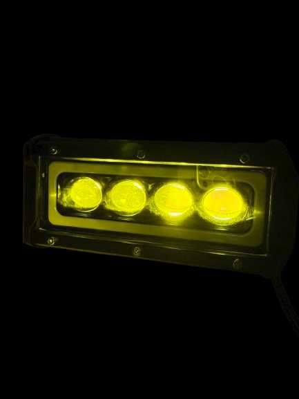 ТОП ОБЯВА Стойка за номер Ролбар с халогени фарове 2 броя по 80W 9-30V