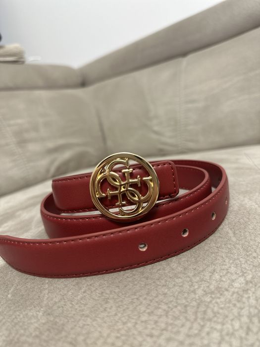 Curea Guess, nouă fără etichetă, cu logo metalic impecabil, perfectă