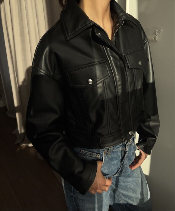ЧернаяКожанка ZARA