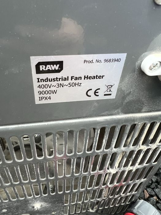 Aerotermă industrială RAW 9000W trifazică, profesională