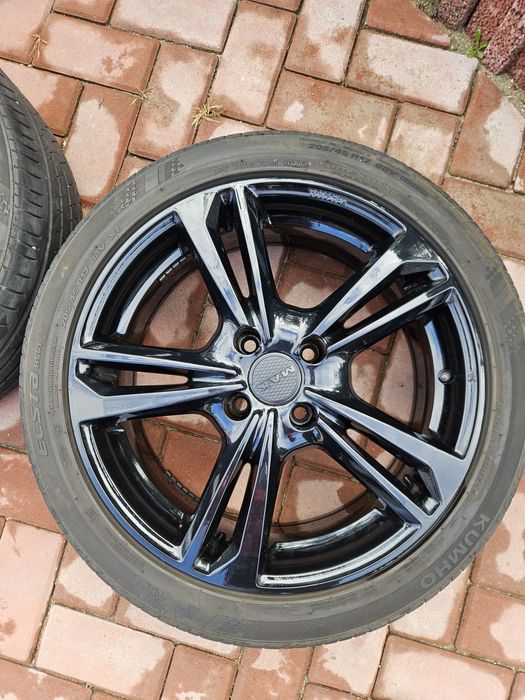 Jante aliaj + anvelope vară 4x108 R17