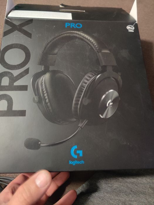 Casti gaming logitech pro x noi
