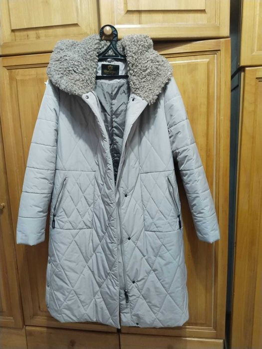 Зимнее стеганое пальто