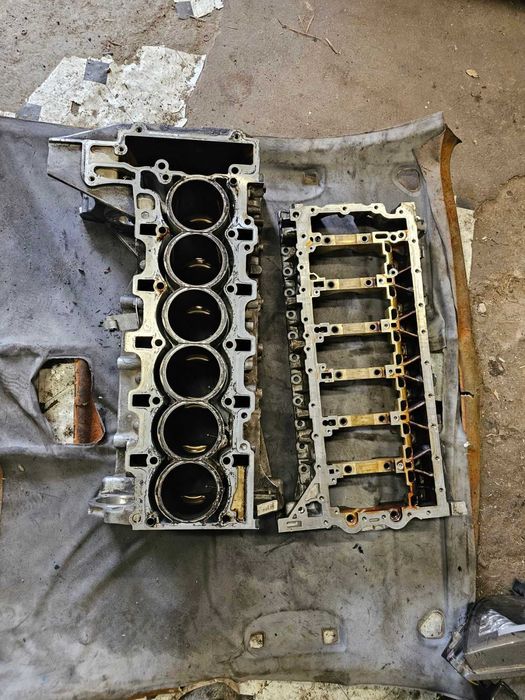 N55b30A Блок двигател н55б30а бмв bmw 335 535 долнище