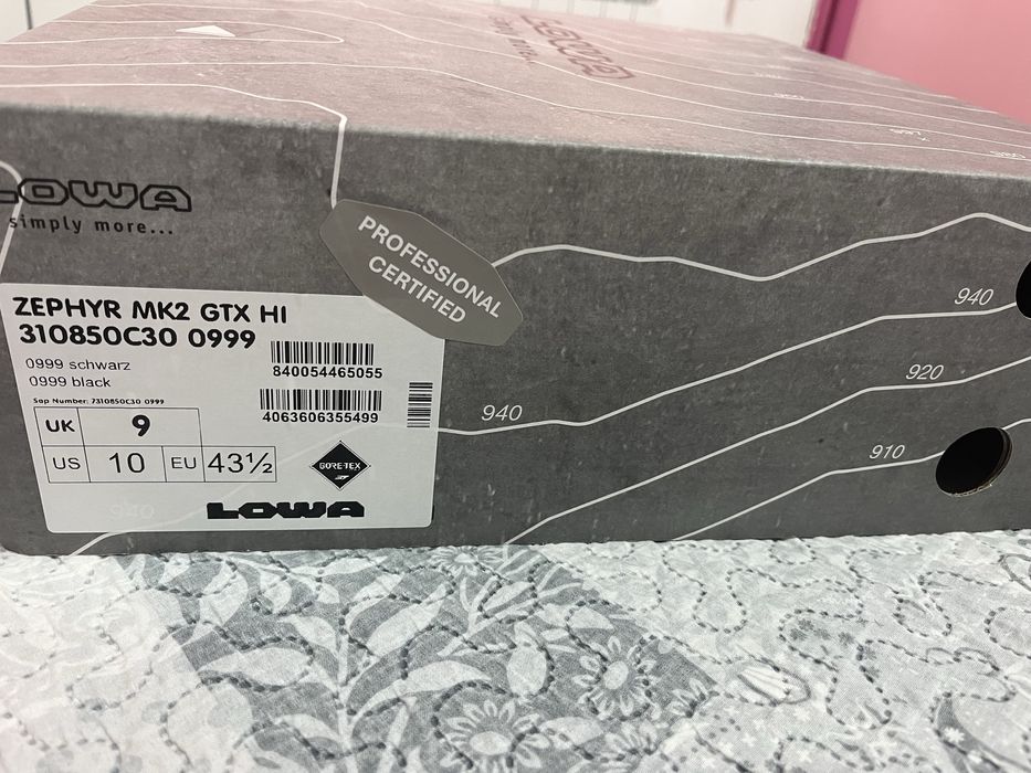 Lowa Zephyr mk2 Gtx 43 1/2