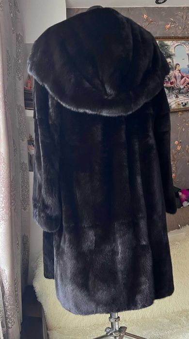 Отстъпка Палто от норка Black Nafa Italy