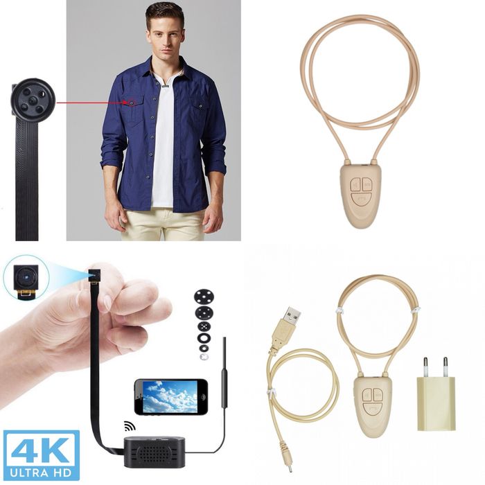 Комплект 2026 микрослушалка и камера 4К в реално време