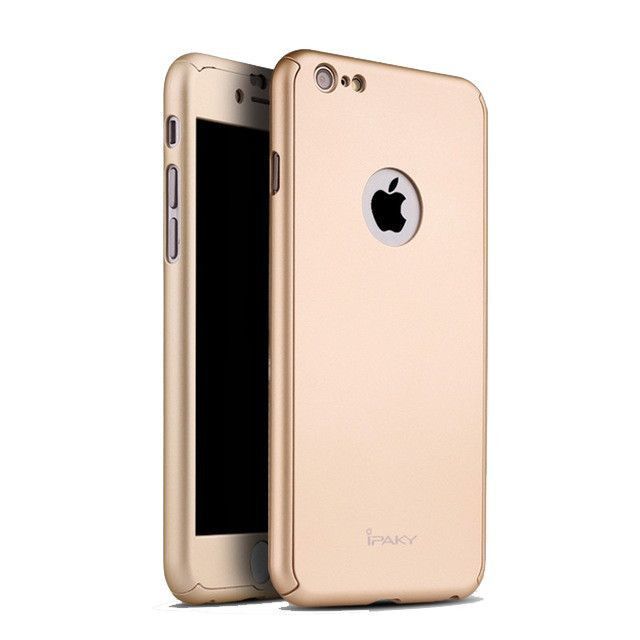 Husa tip 360grade pt iPhone 6PLUS/6SPLUS- folie protectie-gol xd