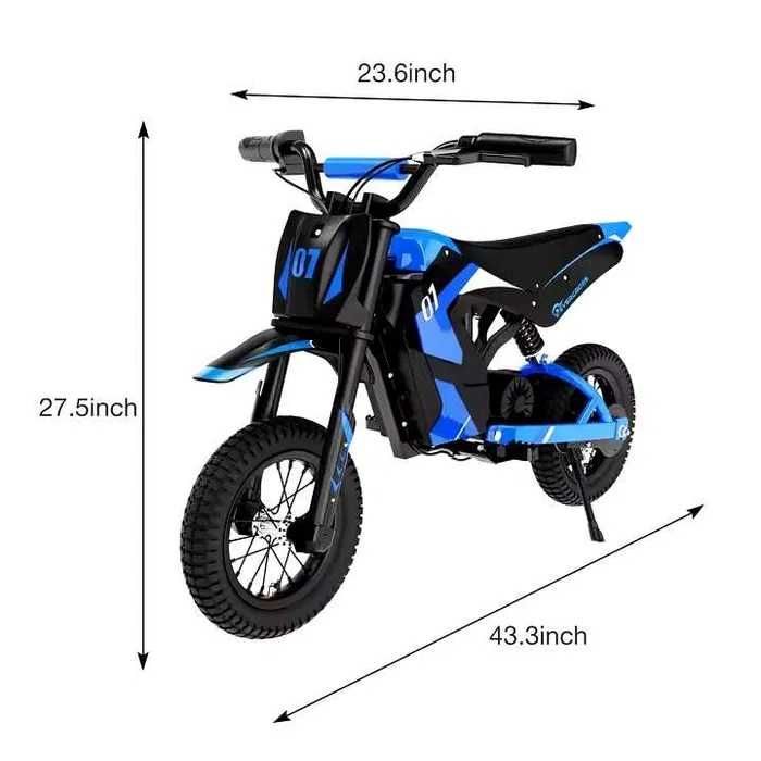 Електрически детски мотоциклет EVERCROSS R9X, 36V ,300W, 4Ah , 12''