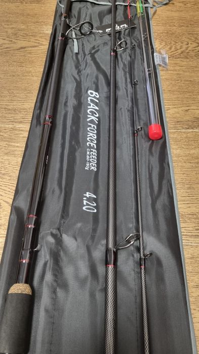Lanseta Feeder FL BLACK FORCE 4.20 Actiune 60-180G