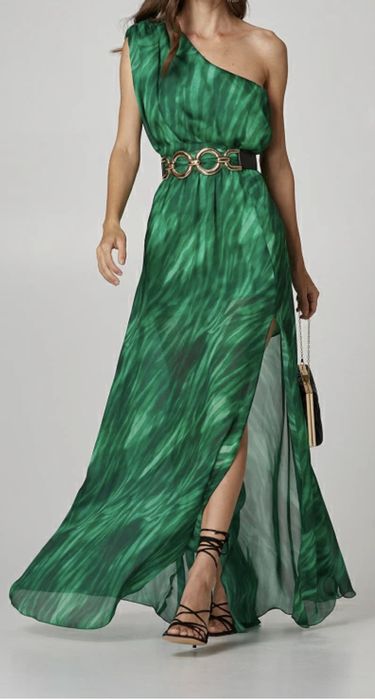 Rochie verde de seara Lynne