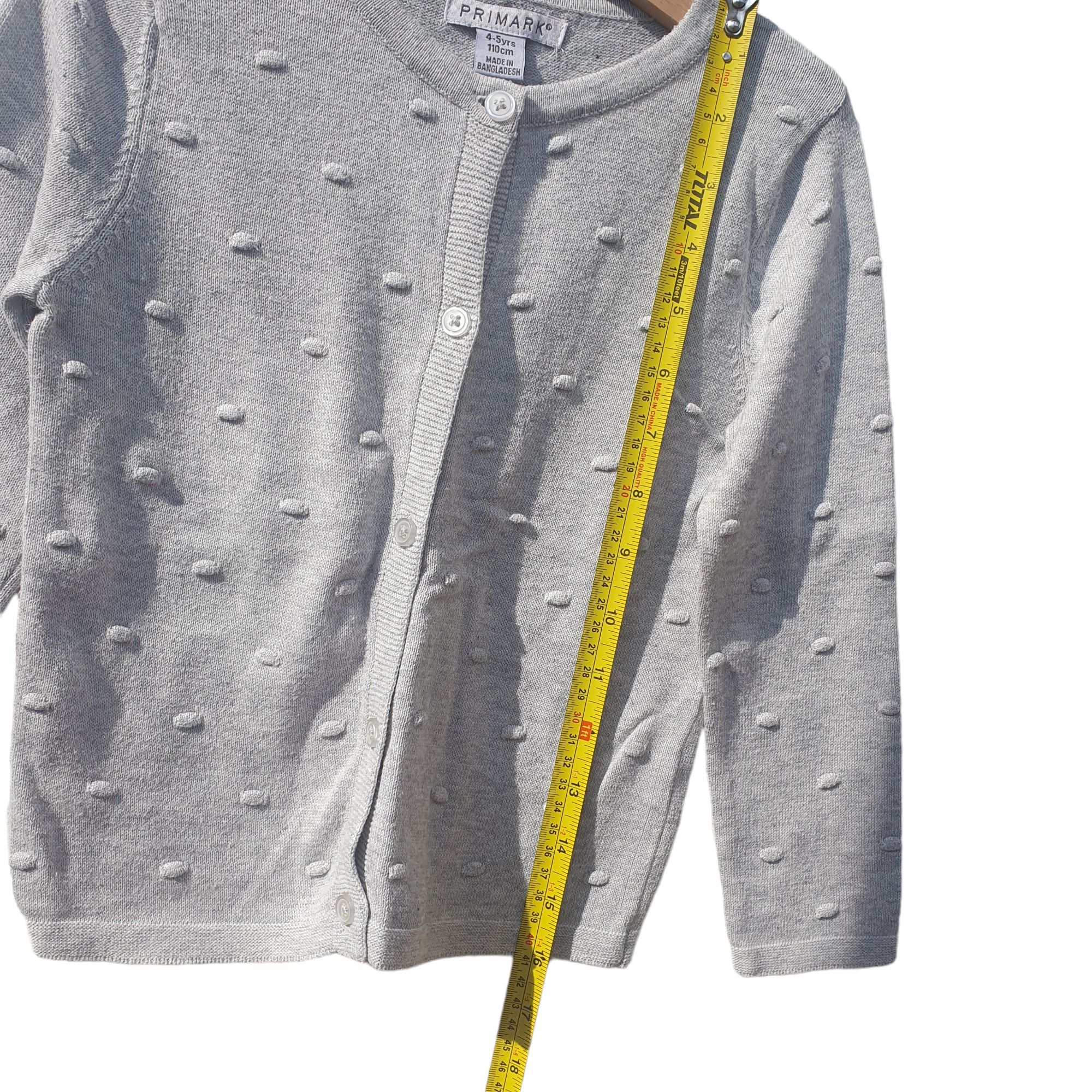 Cardigan 4-5 ani Primark 110, gri