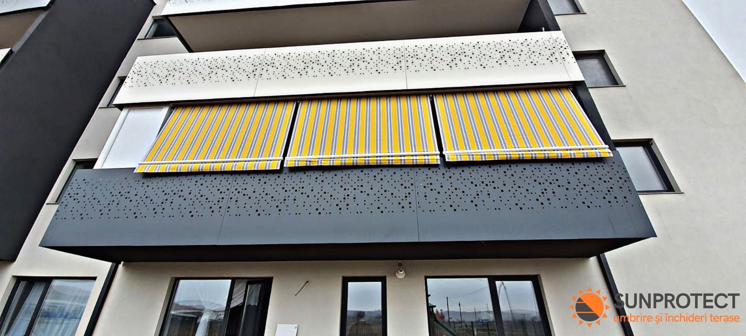 Copertine/Marchize retractabile Verticale pentru Balcon/Terasa.