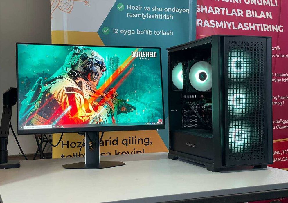от 1 млн 140 тыс сум рассрочка / Сборка i5-12600KF + RTX 3060 12GB