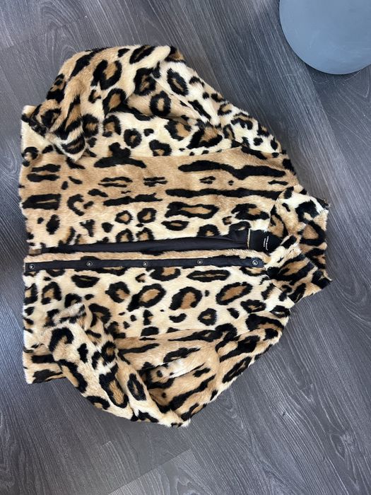 Дамско късо палто леопардов принт vero moda