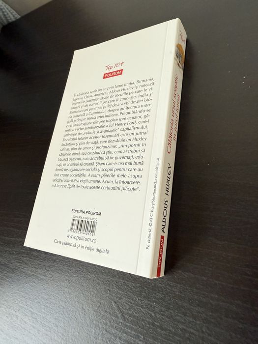 Carte Calatoria unui sceptic in jurul lumii de Aldous Huxley,