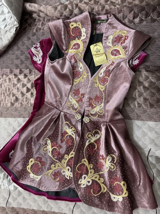 Ұлттық стильдегі сәнді камзол , садится по фигуре,акцент на талии(жана