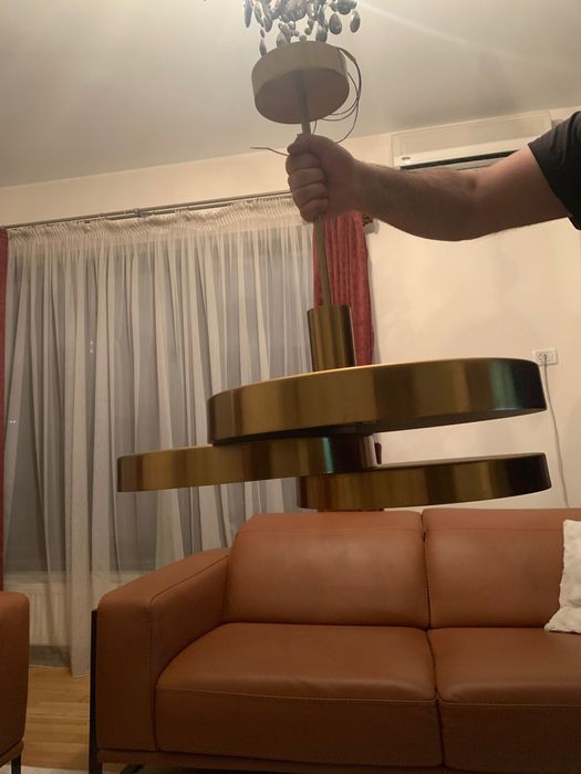 Lustra cu Leduri auriu