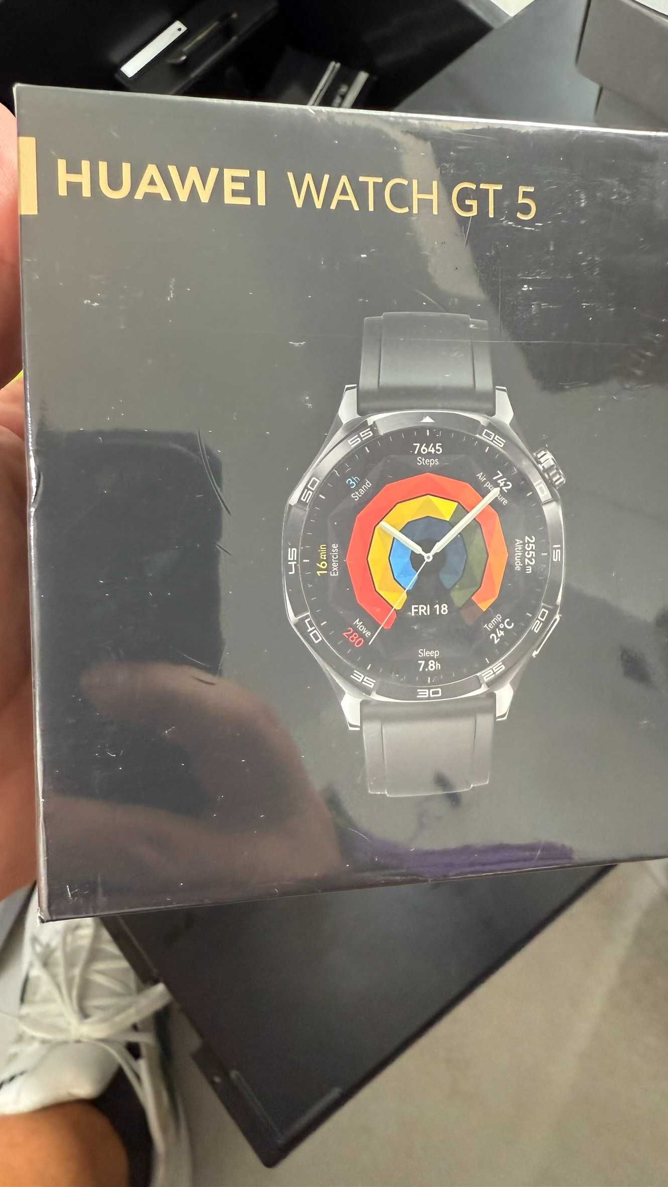 Smartwatch HUAWEI Watch GT 5 Pro 46mm, GPS, Android/iOS, Black