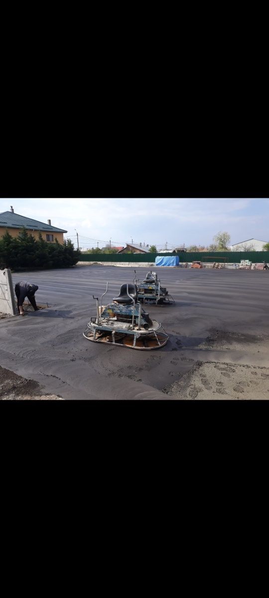 Pardoseli industriale elicopterizate hale metalice