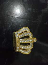Алмазная корона, Золотая, серебряная наклейка
Модная металлическая 3D