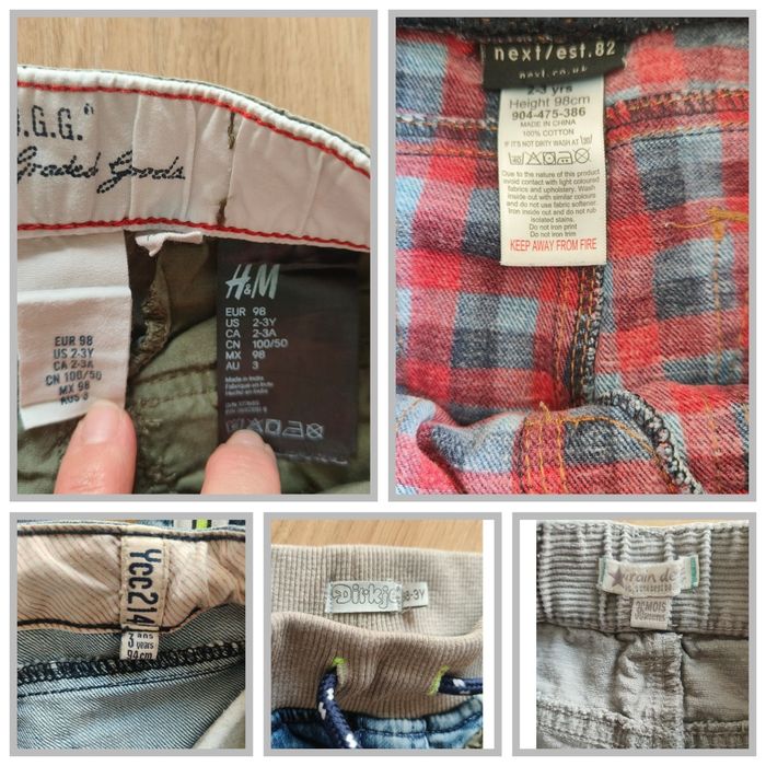 Lot Pantaloni baiatel 98 și lot 104