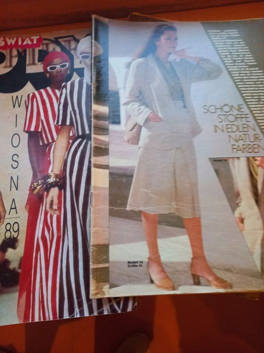 Отдам старые журналы мод с выкройками