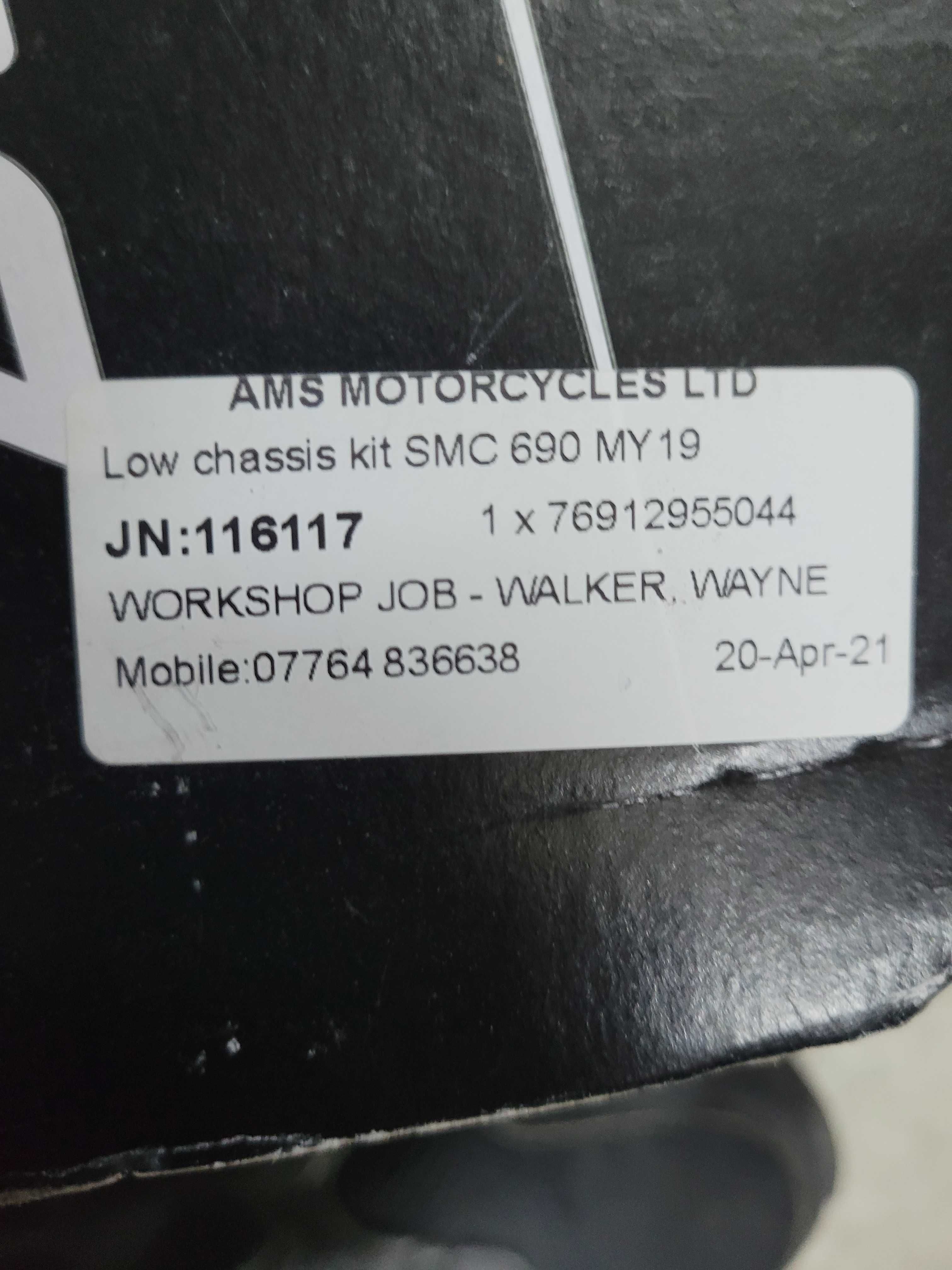 Комплект пружини окачване UP на KTM 690 SMC R