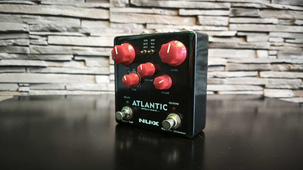 NUX NDR-5 Atlantic Pedala Delay Reverb Smart Tap Tempo chitara