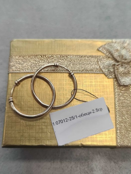 Златни дамски обеци 2.5гр-14к