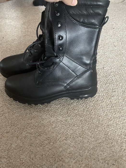Новые военые берцы из чистой кожи