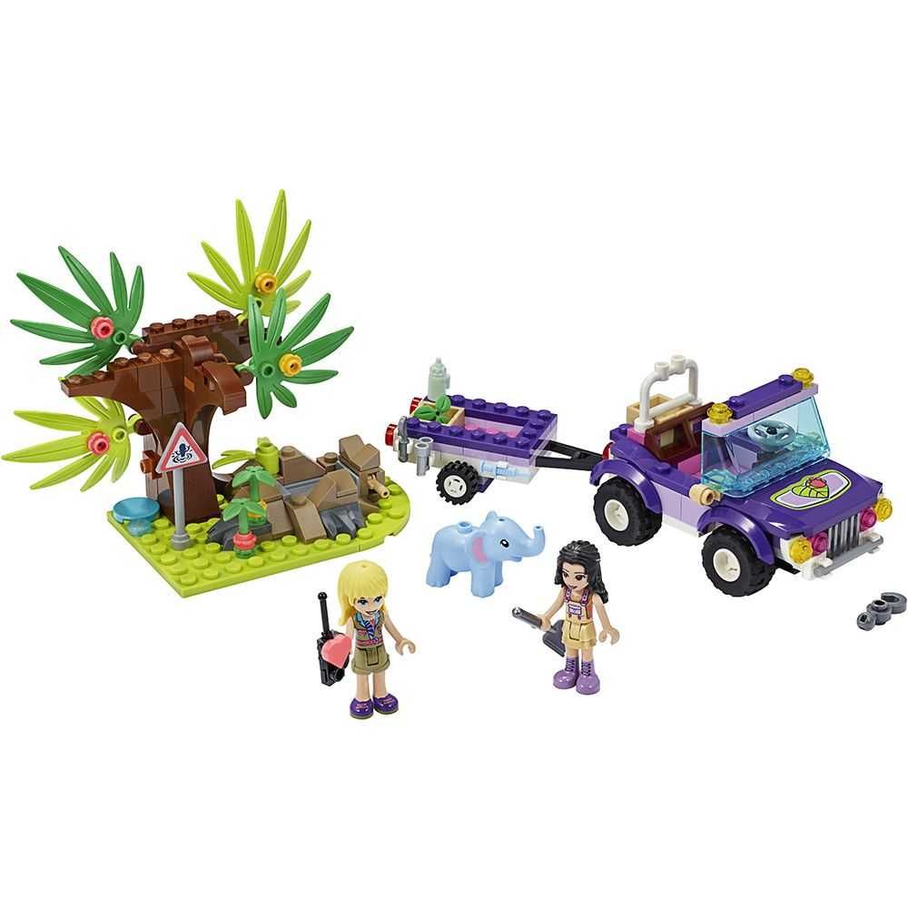 LEGO Friends 41421 - Salvarea puiului de elefant din jungla