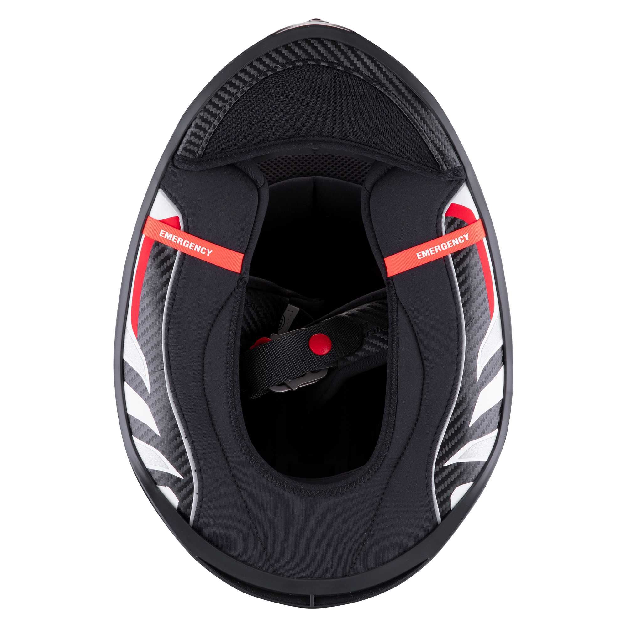 Мото Каска SCORPION EXO-R1 EVO CARBON AIR MG Matt Black-Blue M 57-58