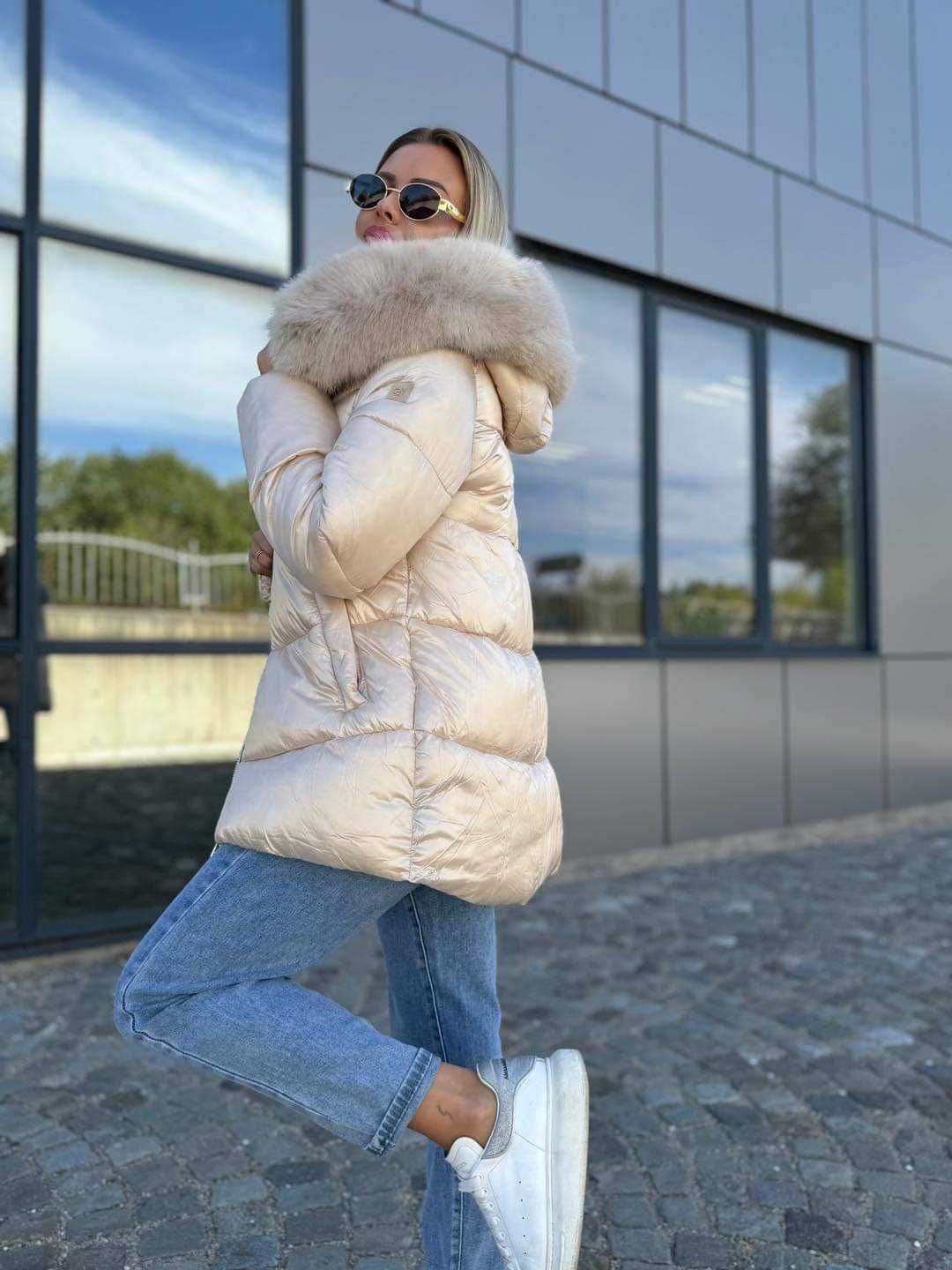 Зимно яке капучино