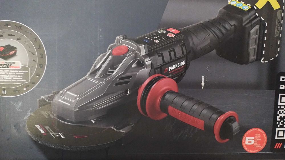 Polizor unghiular/flex parkside performance cap plat PPWSFA20LIC4/20 V