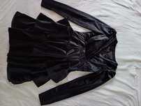 Rochie de catifea neagra