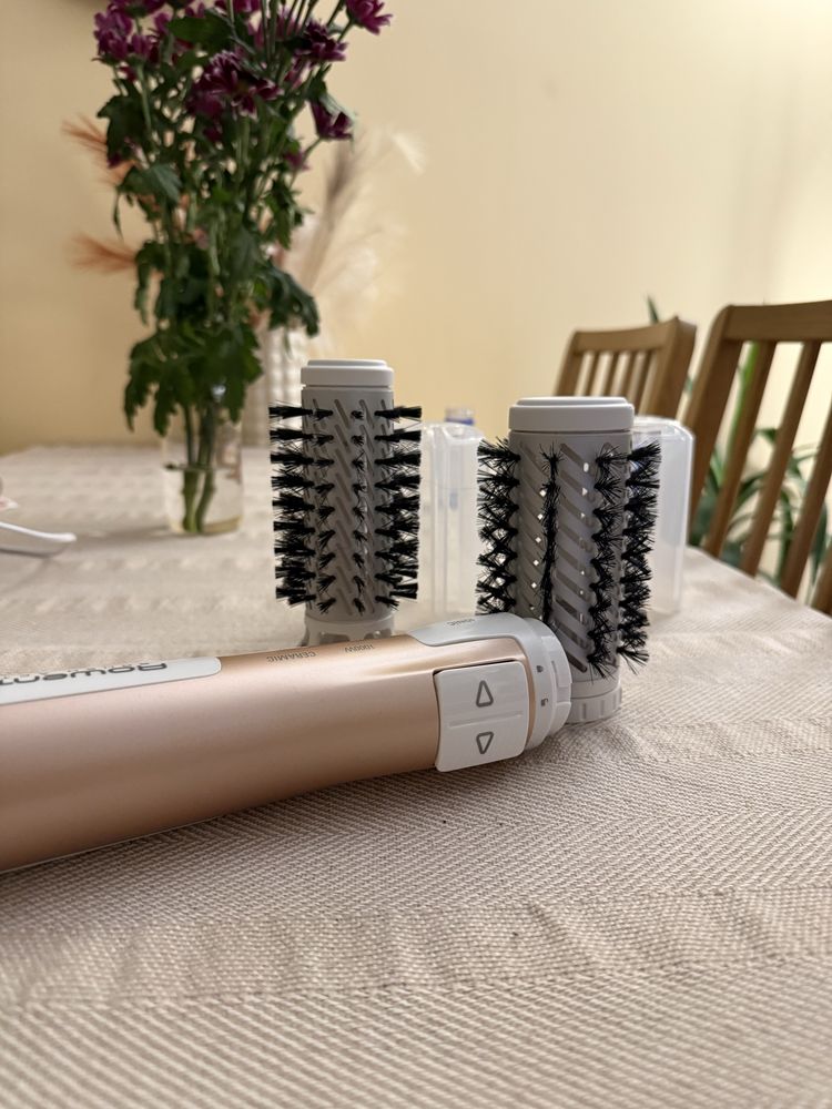 Електрическа четка за коса Rowenta - CF9520F0, 1000W, бяла