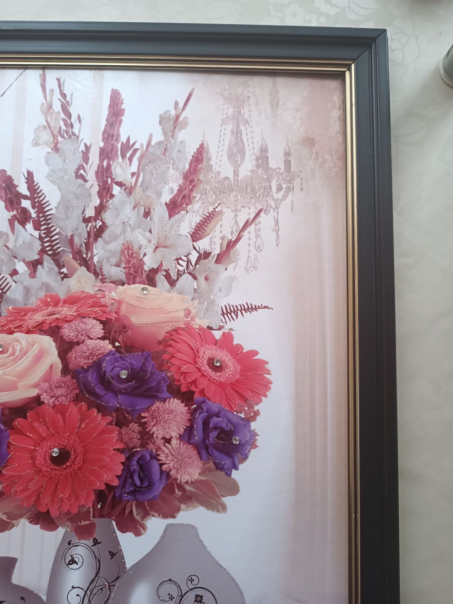 Картина с цветя .