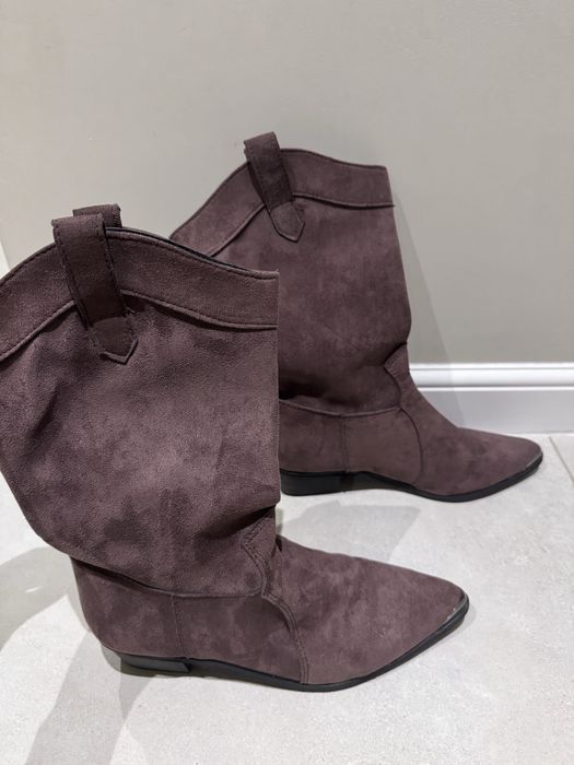 Дамски ботуши чизми ,каубойски размер 39