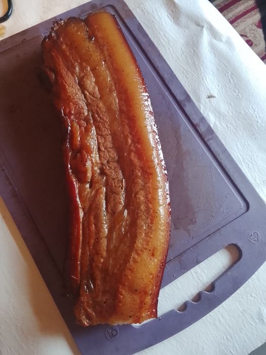 Копчёное сало  (домашнее)