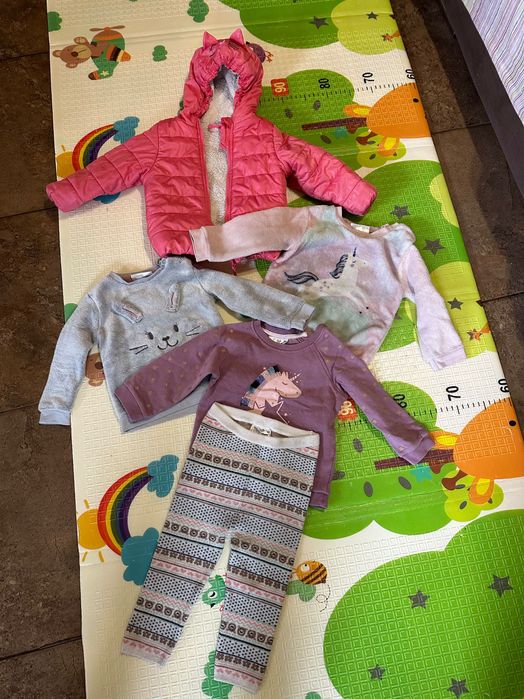 Детски дрехи за момиче Лот размер 80/86